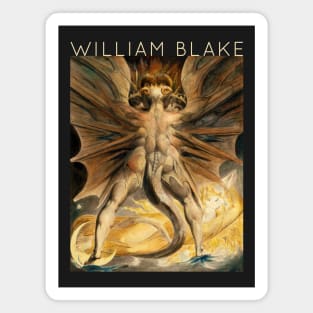 William Blake - The Red Dragon Magnet